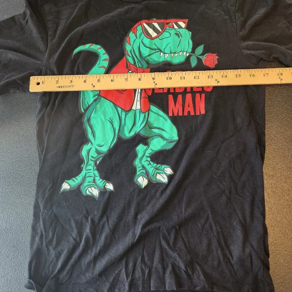 The Children's Place‎ Ladies Man T-Shirt Boys Toddler XL 14 Dinosaur Graphic EUC